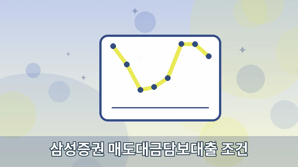 삼성증권 매도대금담보대출 조건 안내 이미지 5
