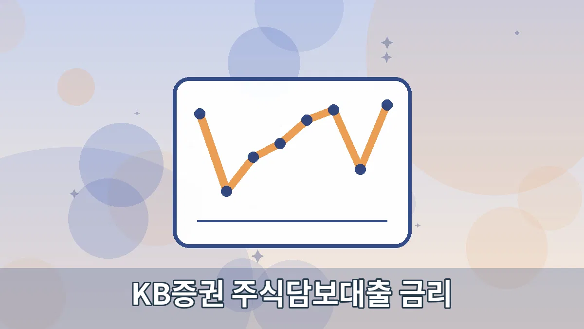 KB증권 주식담보대출 금리 안내 이미지 4