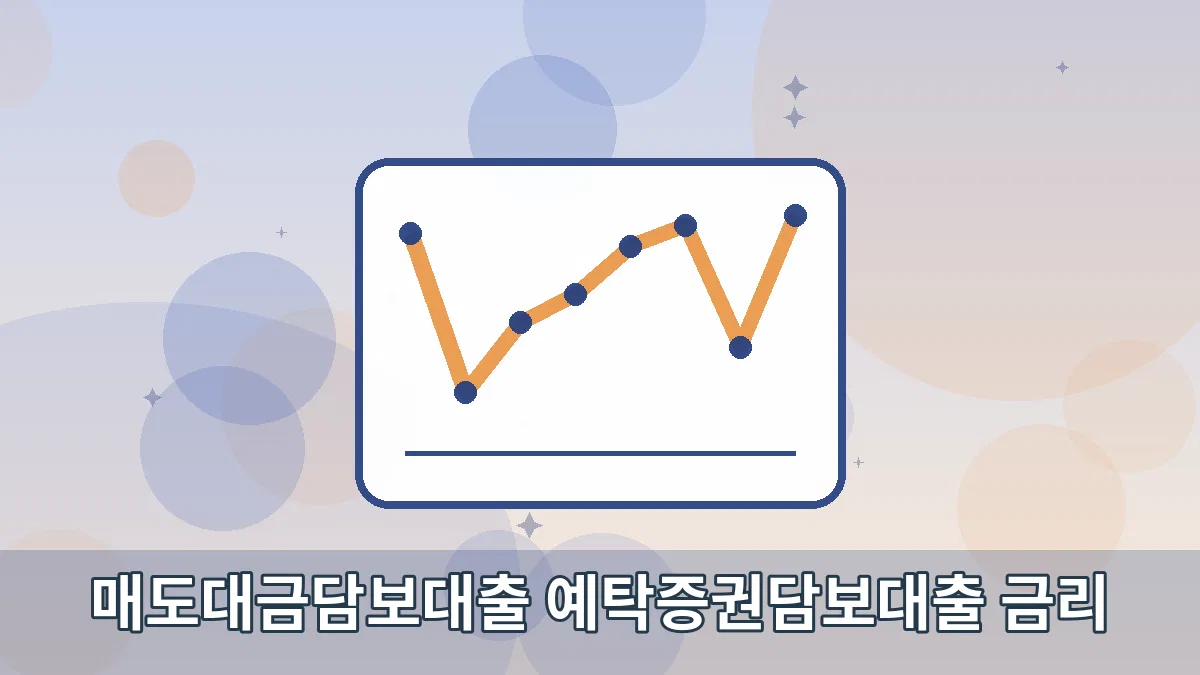 매도대금담보대출 예탁증권담보대출 금리 안내 이미지 4